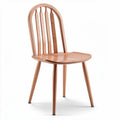 Wooden dining chair for home use natural finish 40 x 45 x 85cm