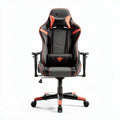 Gaming chair ergonomic design with breathable fabric red and black color 75 x 70 x 130cm