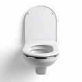 Wall-mounted toilet with sleek design and ceramic construction 35 x 50 x 40cm