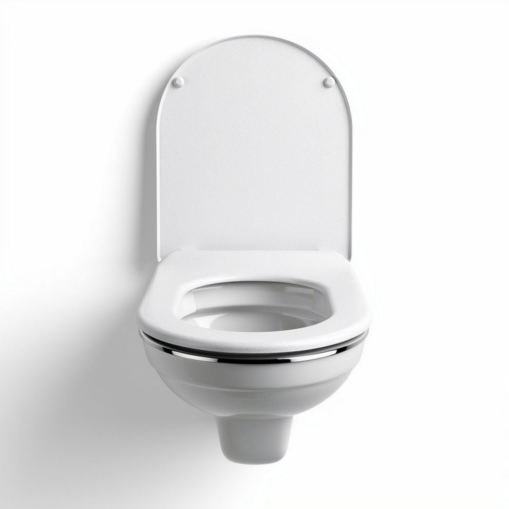 Wall-mounted toilet with sleek design and ceramic construction 35 x 50 x 40cm